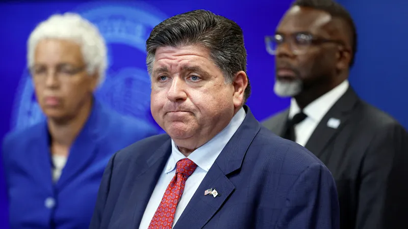 Pritzker skewered as 'victim of his own' policy after repeat offender arrested in governor's backyard
