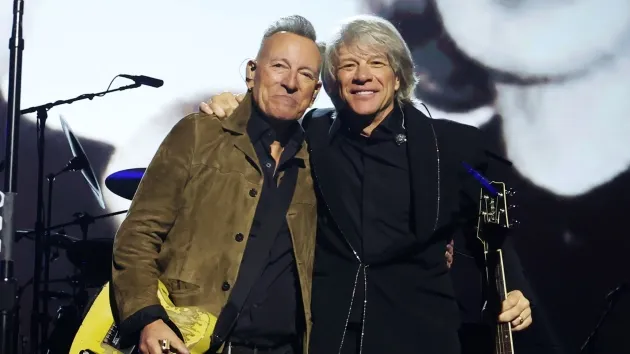 Bruce Springsteen catches Bon Jovi's Forever Tour at Madison Square Garden