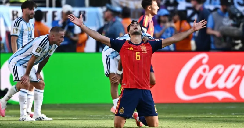 Spain battles past 10-man Argentina 1-0 in extra time to win World Cup