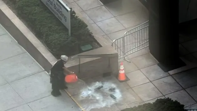 Man in custody after setting off 'incendiary device' outside federal building in Manhattan