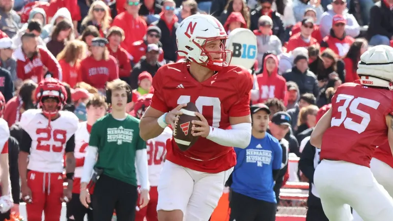 Nebraska Quarterback Anthony Colandrea Ranked Among Big Ten's Best by PFF