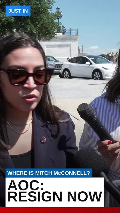 AOC Says McConnell Should Resign or Give Health Update (Video)