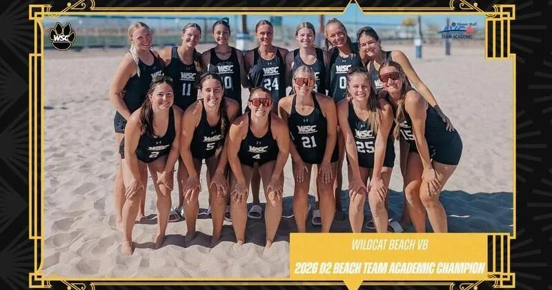 WSC beach volleyball named AVCA Division II academic champion