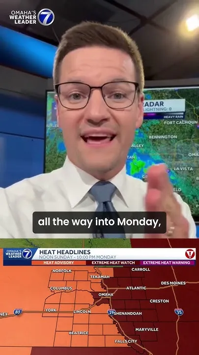 Omaha weather: Wet start Friday, dangerous heat for the weekend (Video)