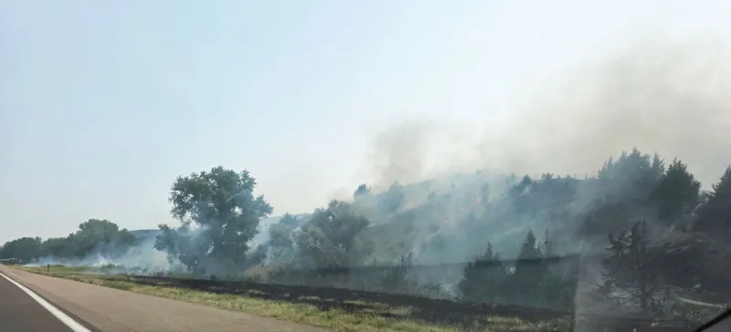 Investigators determine cause of roadside fires