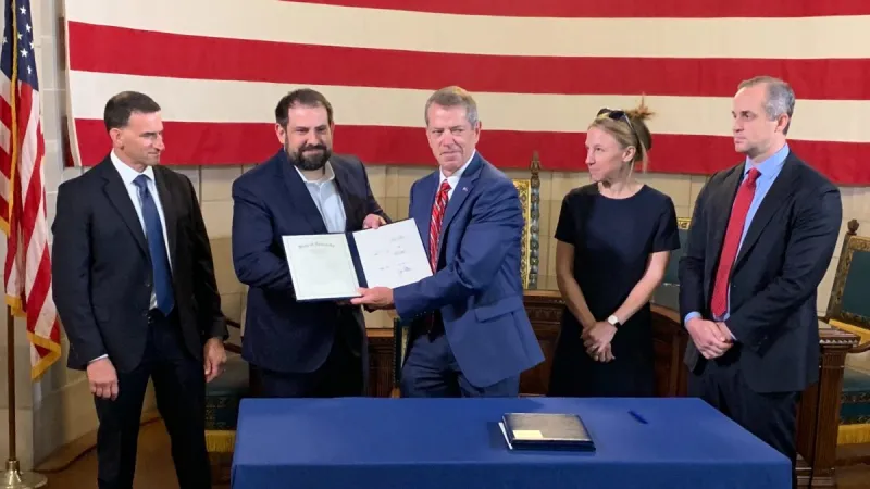 Gov. Pillen & Sen. Bostar Ceremonially Sign Landmark Law to Shield Nebraska from Foreign Threats