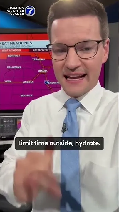 Omaha weather: One more day of extreme heat Monday (Video)