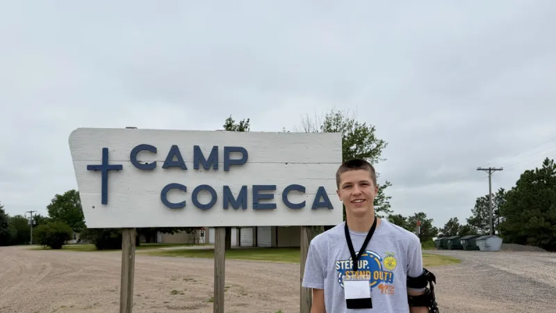 DPPD sponsored student Matthew Rhoades earns Good Egg Award at Youth Energy Leadership Camp