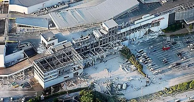 A 7.1 magnitude quake hits Japan's Kyushu island, dozens are injured or missing