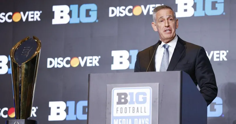 Big Ten Commissioner Tony Petitti talks playoff expansion, Senate and more at media days