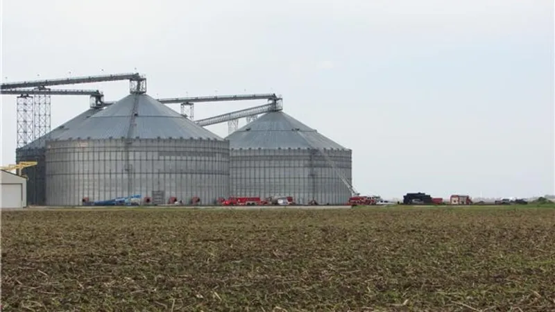 One dead after being trapped in grain bin