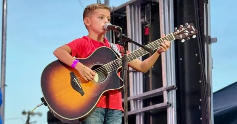 Dreams of being a star:9-year-old from Adams has always like music