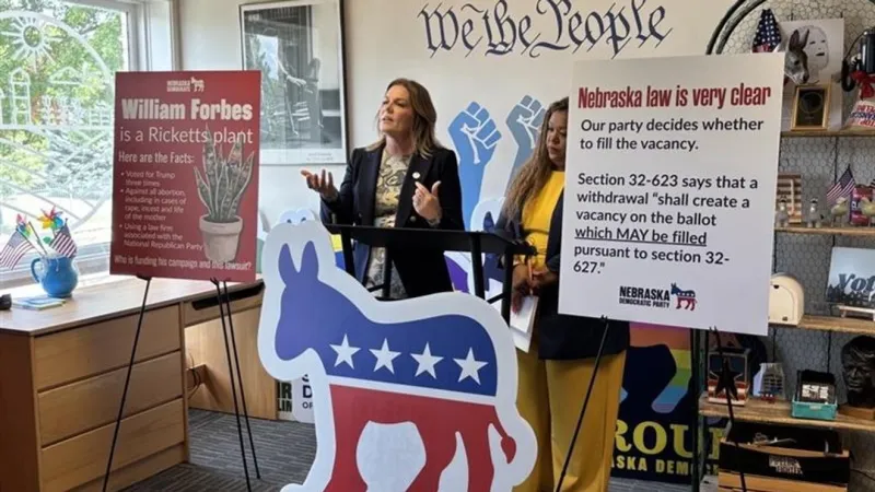 Nebraska Democratic Party responds to lawsuit over vacant U.S. Senate ballot spot