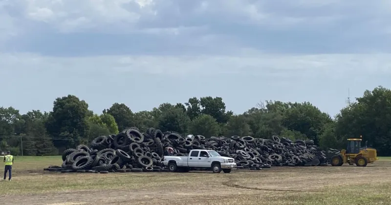 Tire amnesty event brings in tons of tires to Gage County Fairgrounds