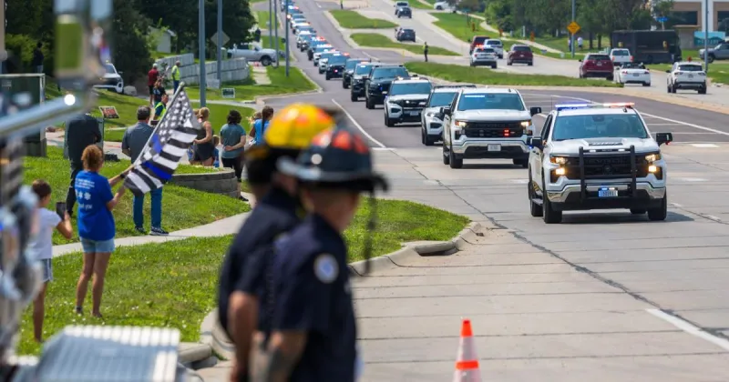 'He was a servant': Law enforcement community gathers to remember Crete police chief