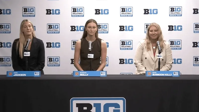 Nebraska Volleyball embracing expectations entering 2026 season at Big Ten Media Day