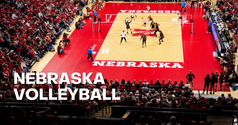 Nebraska volleyball 2026 broadcast schedule features showcase Fox, BTN matches