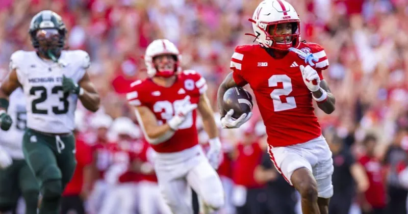 Nebraska receiver Jacory Barney sees 'dominating' sequel season ahead returning punts