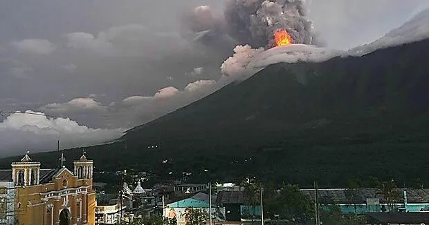 Guatemala evacuates villages due to an eruption of the Fuego volcano