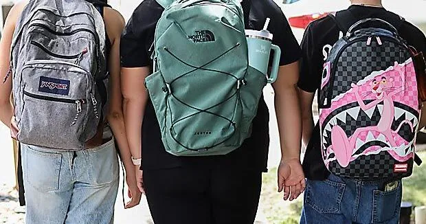 School backpack overload: Heavy bags can strain kids' bodies