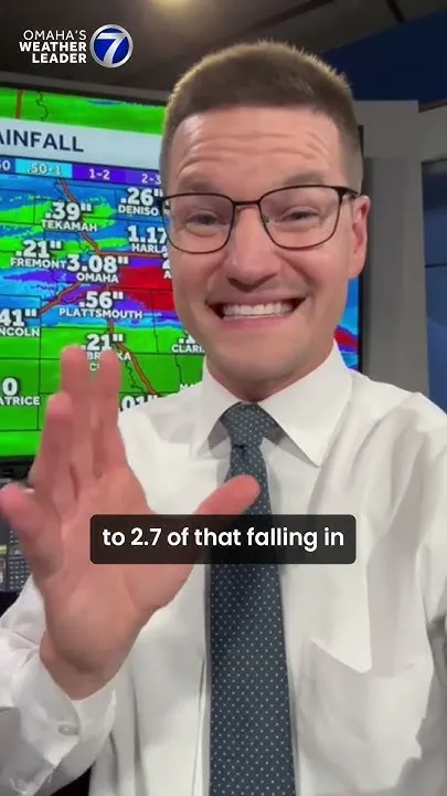 Omaha weather: Showers linger Wednesday after overnight heavy rain (Video)
