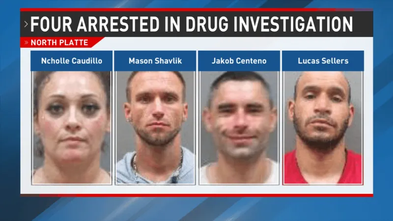 Four arrested in North Platte drug investigation
