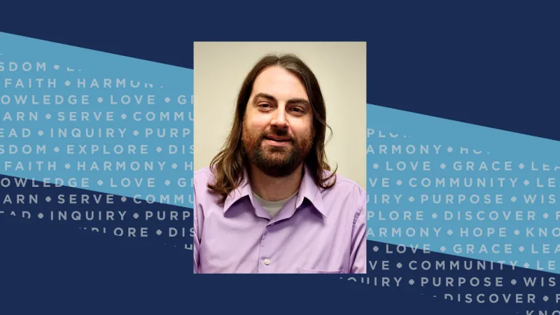 Concordia Nebraska alumnus Brian Falls '10 enjoys imparting wisdom to new church workers and career therapists