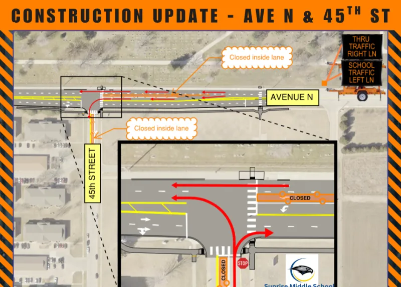Sunrise Middle School shares updated traffic procedures for start of school year