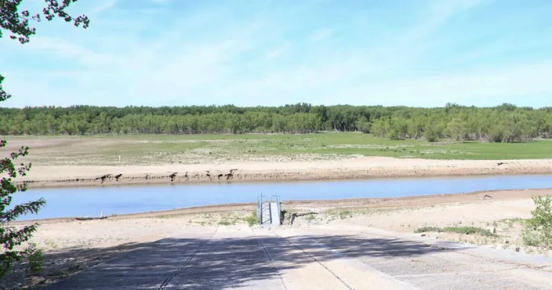 Low water hinders access at northwest Nebraska lakes