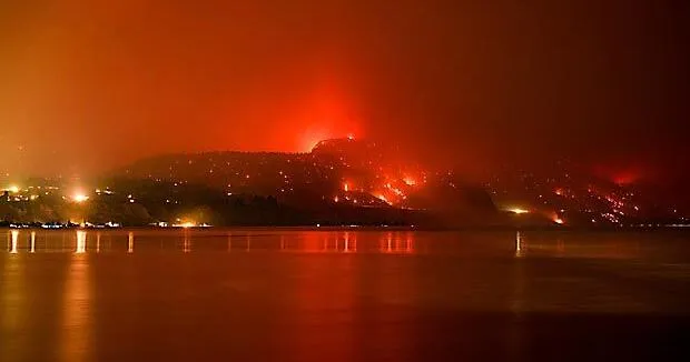 Wildfires burn across western US and Canada as residents are evacuated