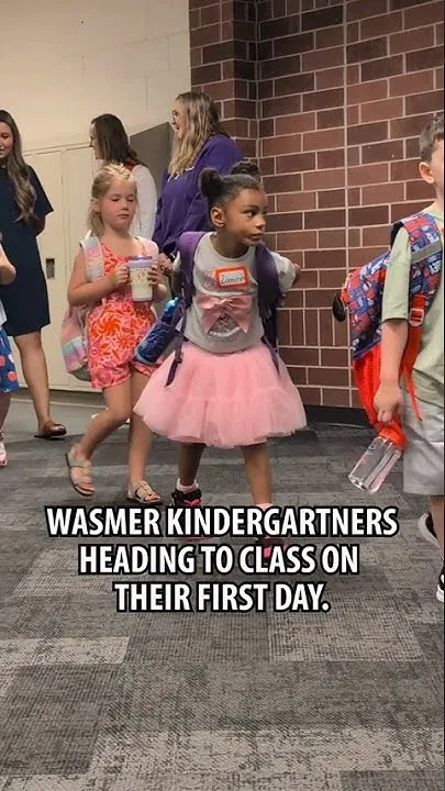First Day of Kindergarten @ Wasmer Elementary (Video)