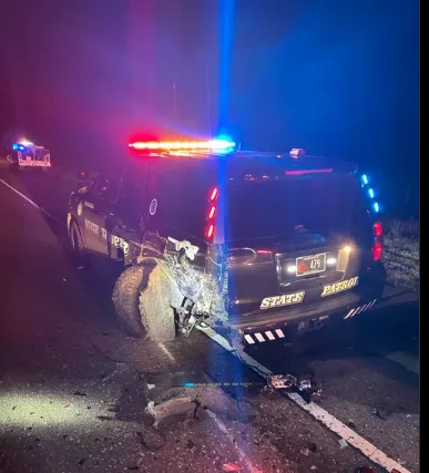 NSP Trooper Injured After Patrol Vehicle Hit on I-80