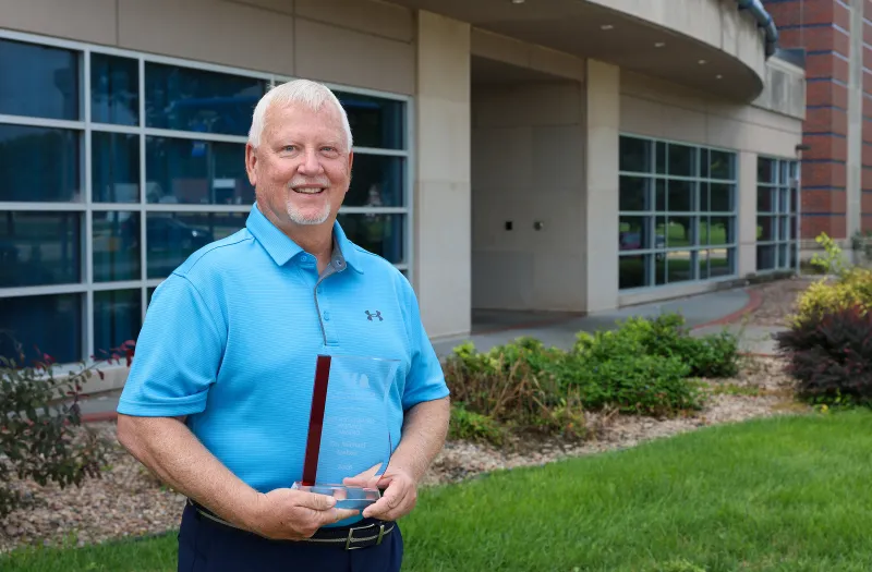 UNK's Mike Teahon recognized for decades of service to Nebraska schools
