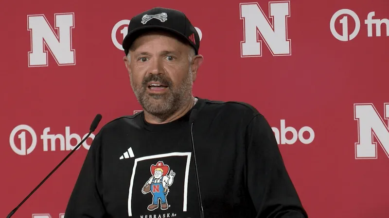 Coach Rhule pleased with Huskers' progress after first fall camp scrimmage