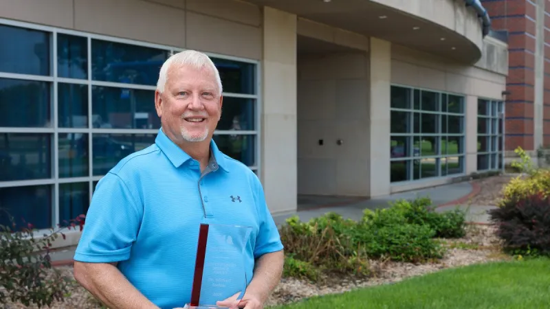 UNK's Mike Teahon recognized for decades of service to Nebraska schools