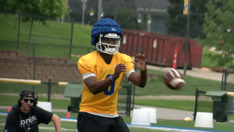 UNK Football getting ready for Wednesday's team scrimmage