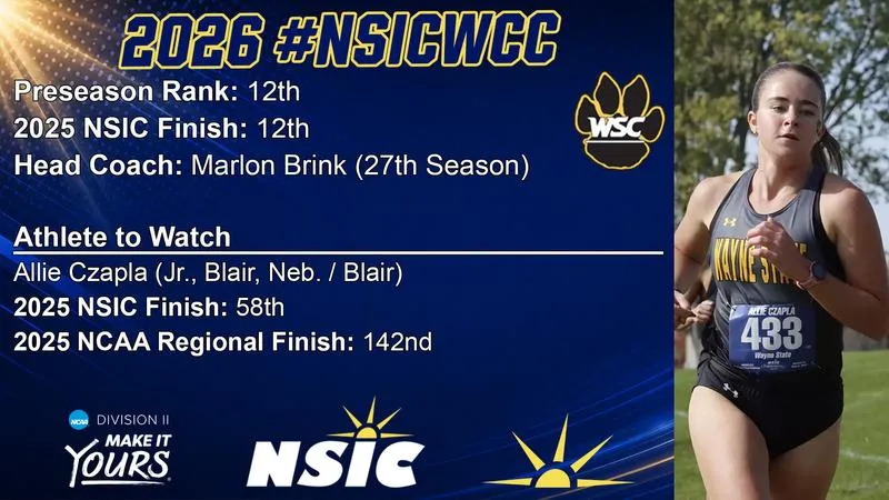 WSC women's cross country 12th in Preseason NSIC Coaches' Poll