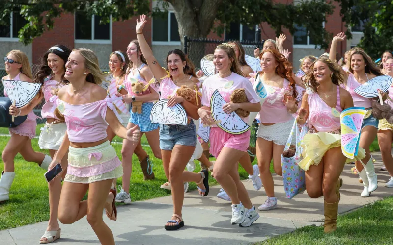 Running Home: UNK sororities celebrate sisterhood on Bid Day