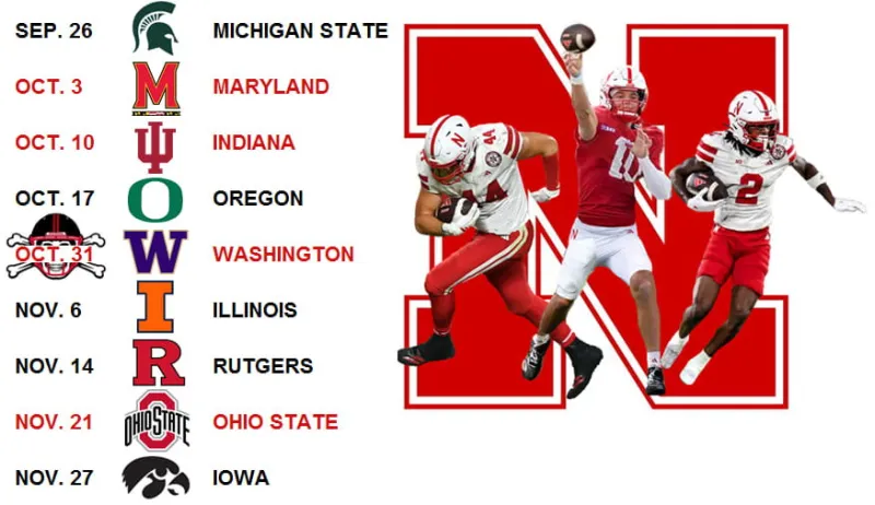 Printable 2026 schedule