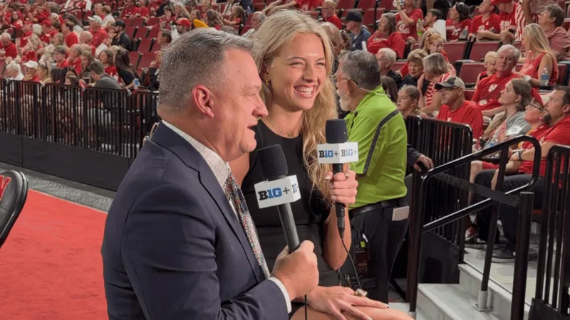 Allie Sczech balances pro volleyball career with new role as BTN analyst