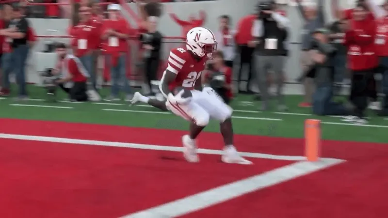 Former Husker scores first NFL TD
