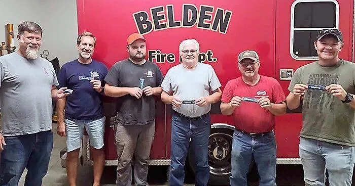 Belden Volunteer Fire Department selected for 2026 DripDrop Hydration Giveback Campaign