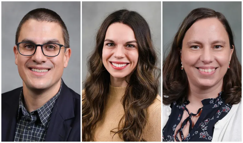 Vail, Ziolkowski, Beissel Heath selected for endowed faculty positions at UNK