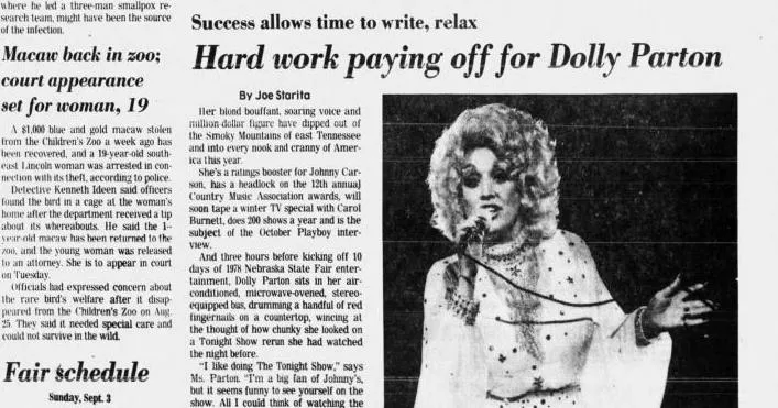 Looking back at Dolly Parton's Nebraska State Fair concert in Lincoln