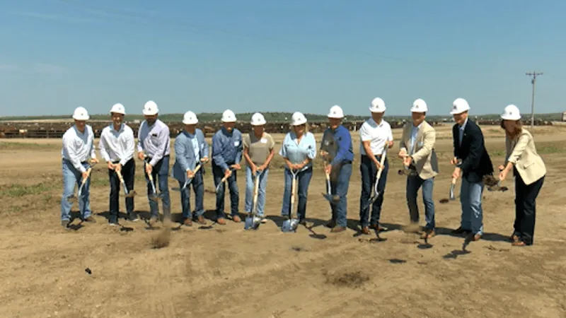 From manure to money: Broken Bow cattle lot breaks ground on unique facility