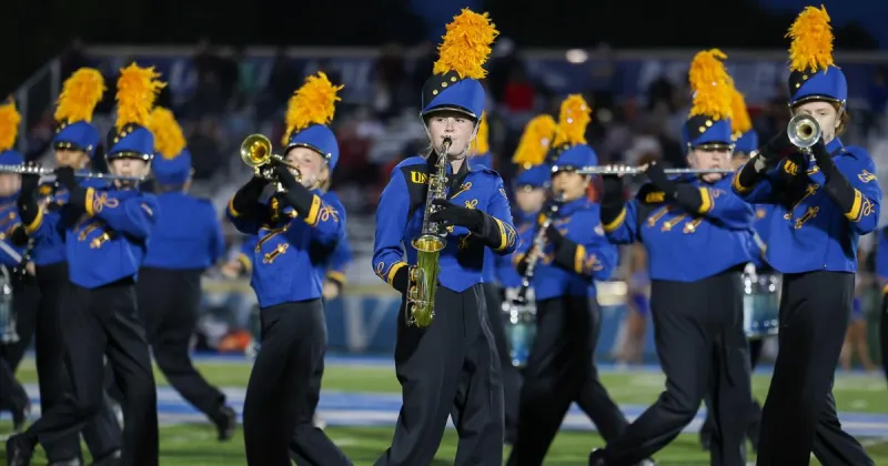 7 Columbus natives are members of the UNK Pride of the Plains Marching Band