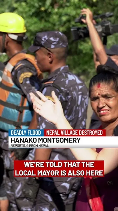 Reporter in Nepal Shows Devastating Flood Damage Firsthand (Video)