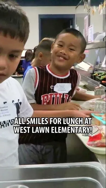 Lunch Line @ West Lawn Elementary (Video)