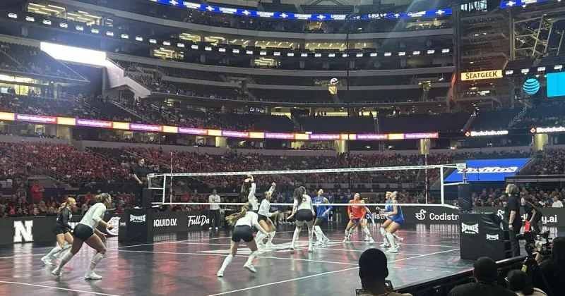 'Not our best, and that is OK': Nebraska volleyball wins first 'Spikes' match despite sluggish start