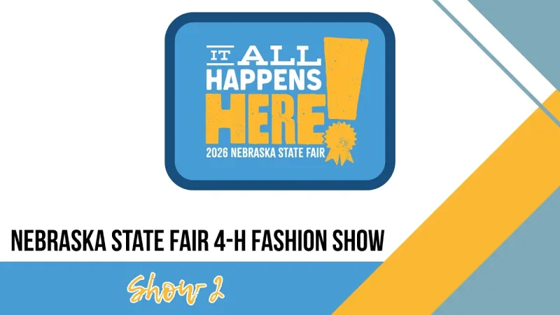 2026 Nebraska State Fair 4-H Fashion Show - Show 3 (Video)